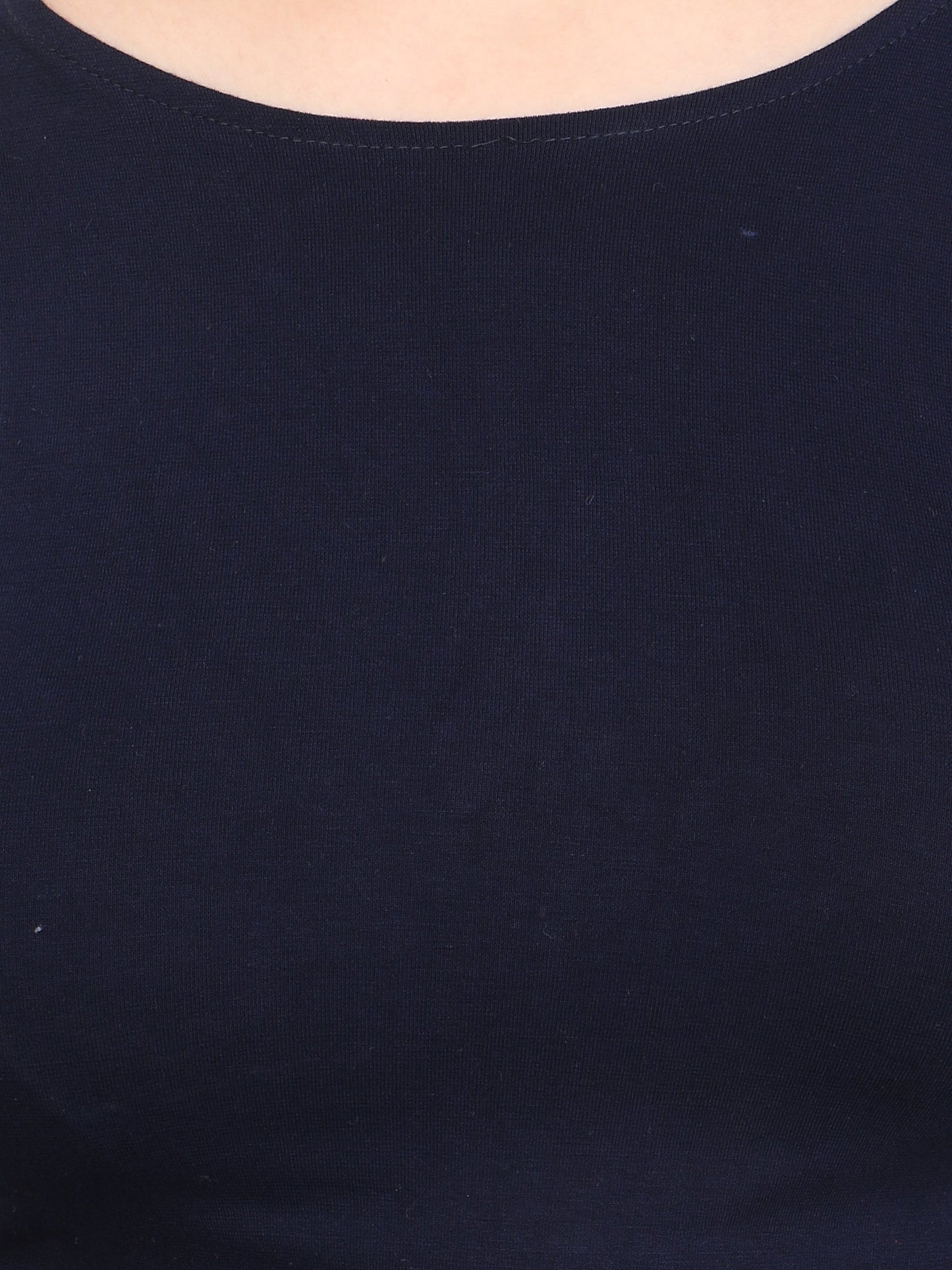 Navy Solid Top