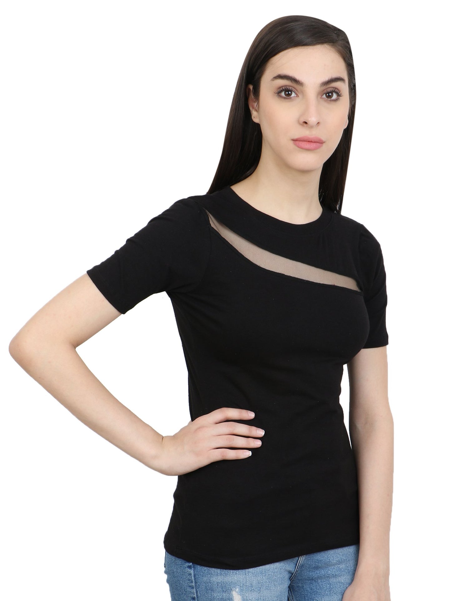 Black Solid Top