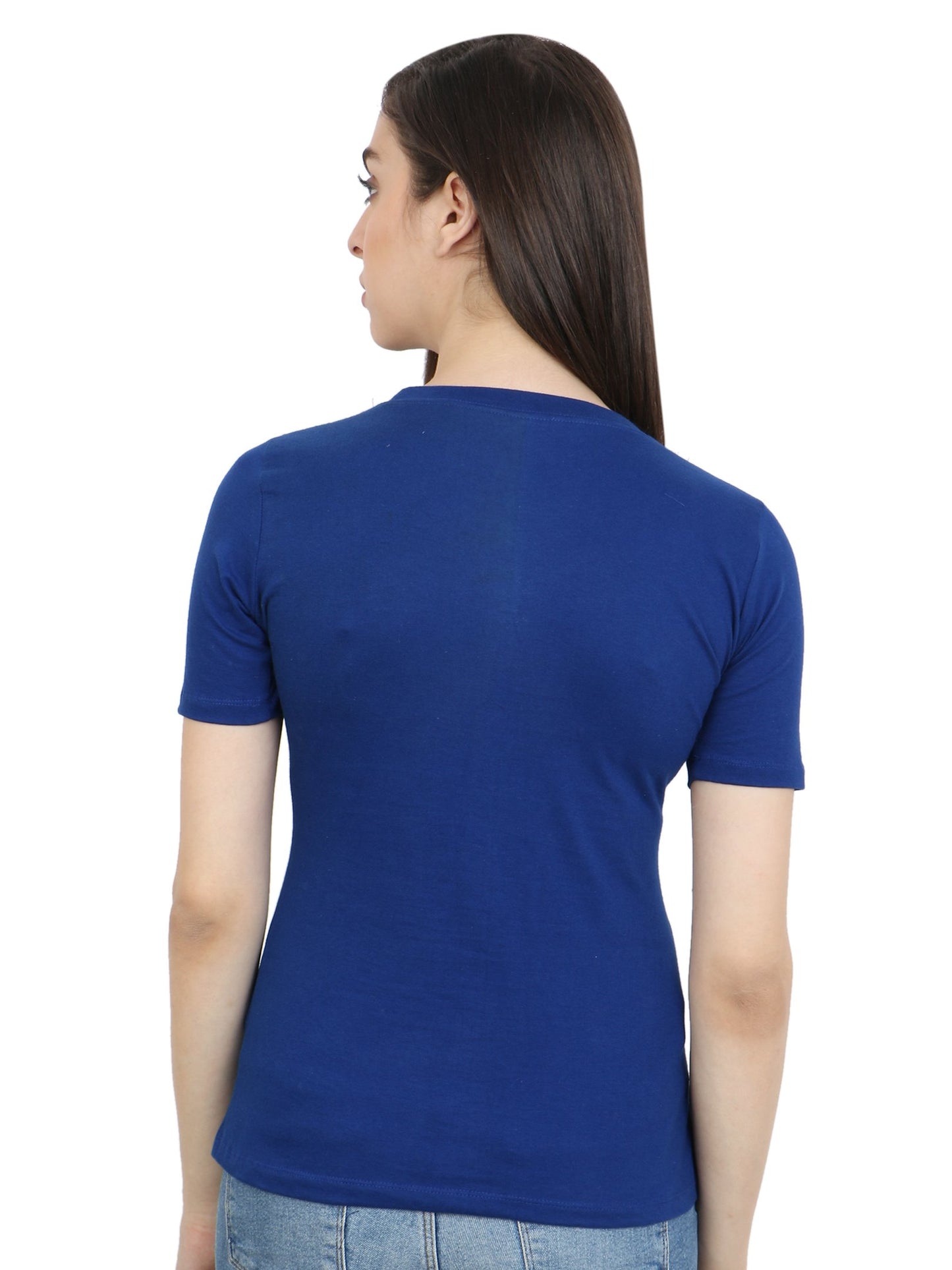 Blue Solid Top