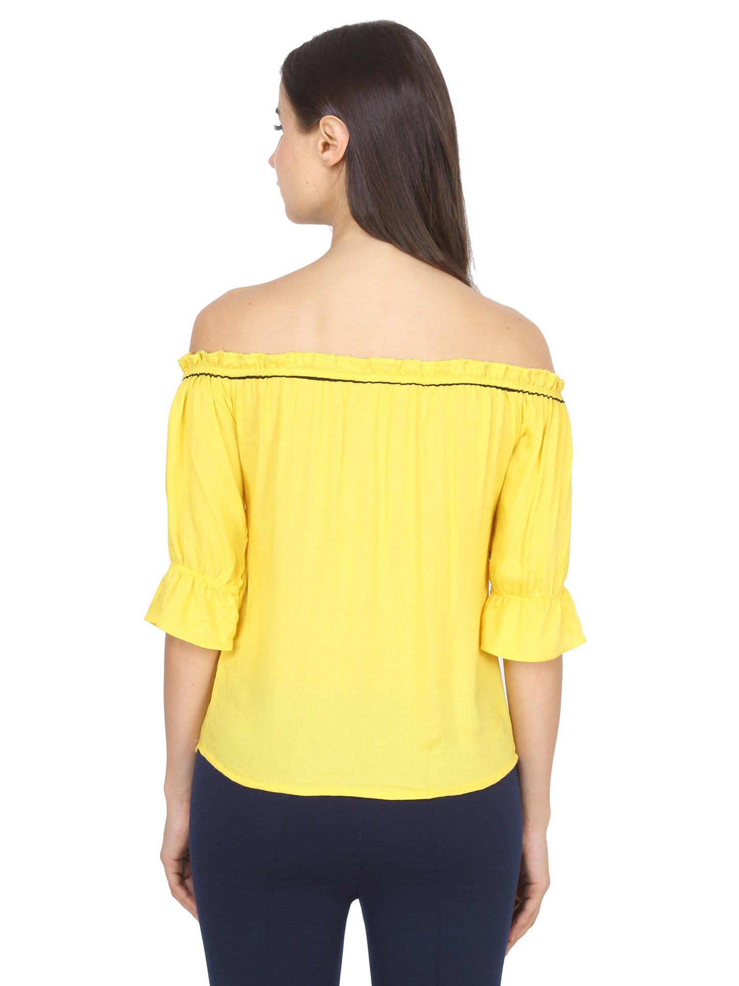 Yellow Solid Top