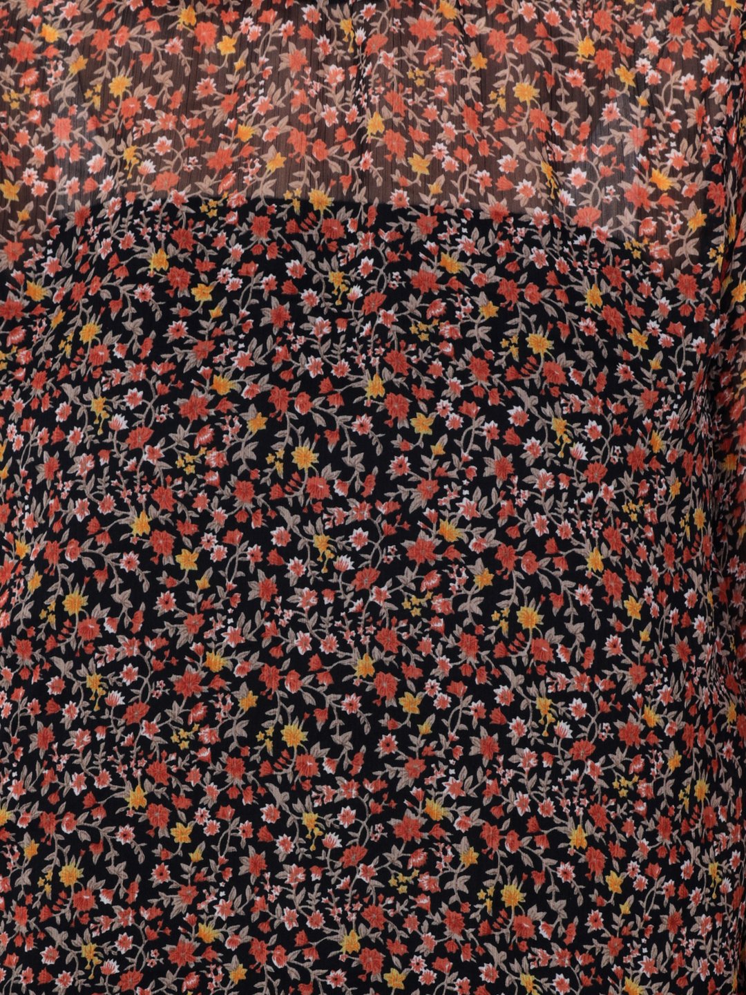 Brown Printed Top
