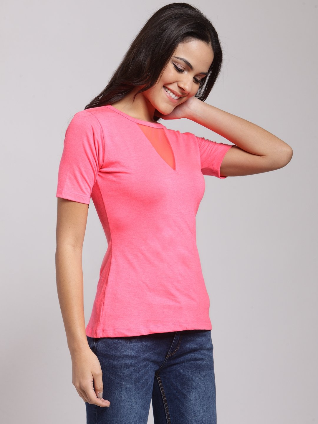Pink Solid Top
