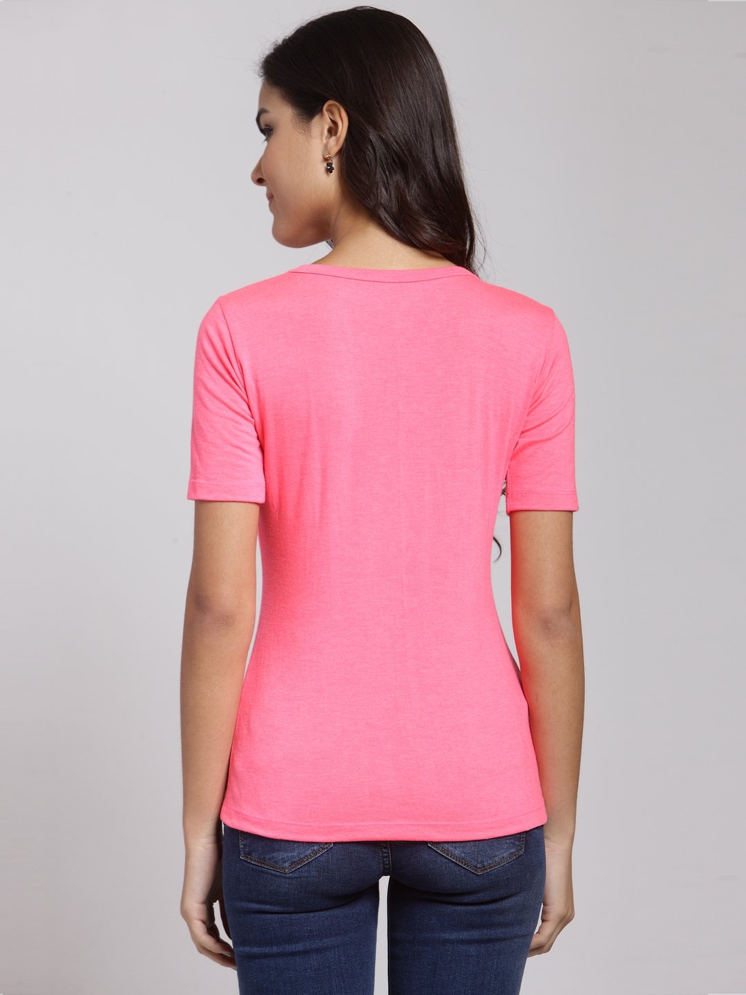 Pink Solid Top