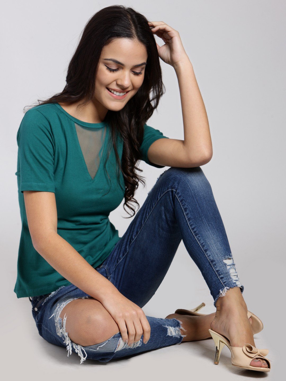 Green Solid Top