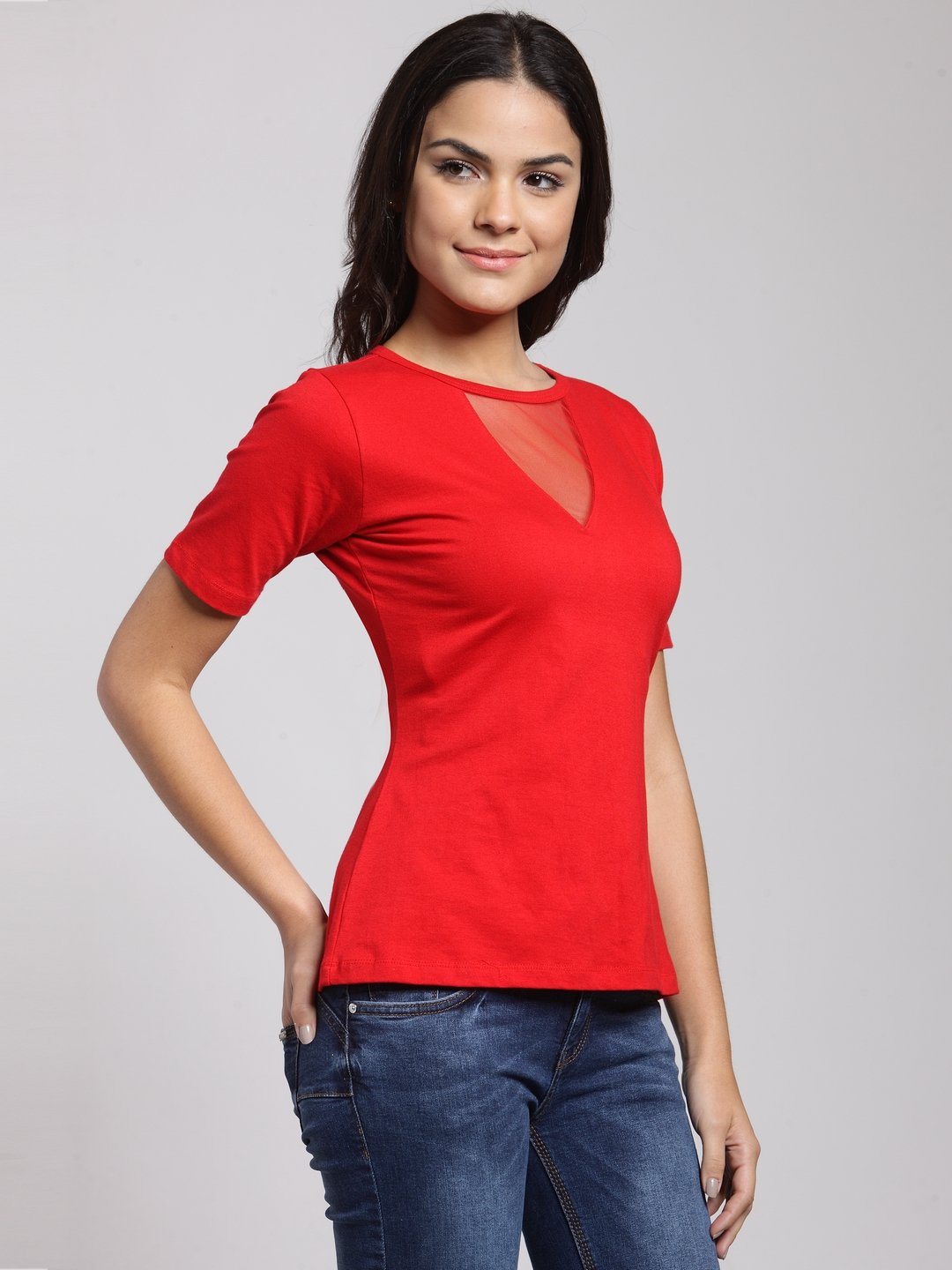 Red Solid Top