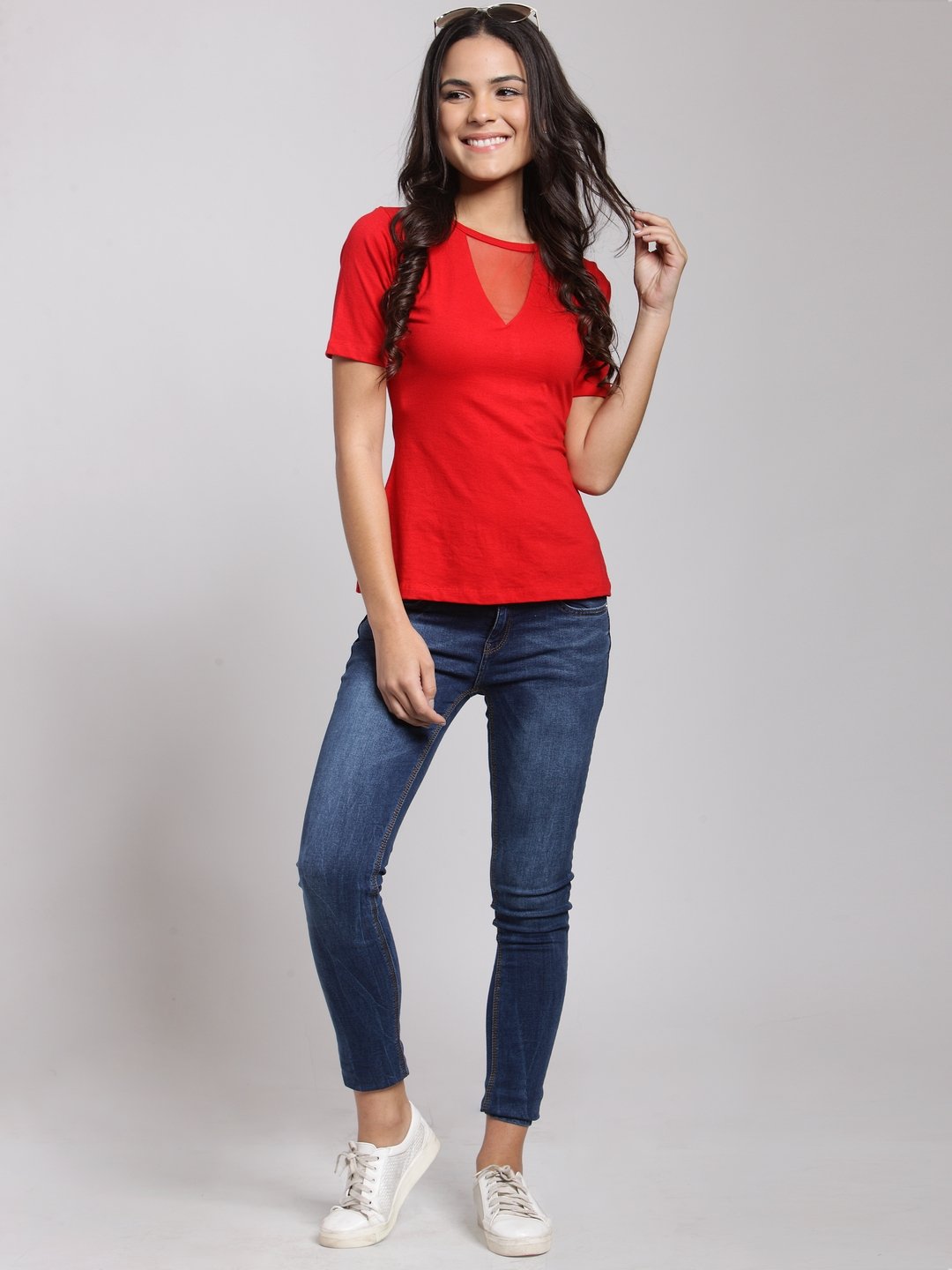 Red Solid Top