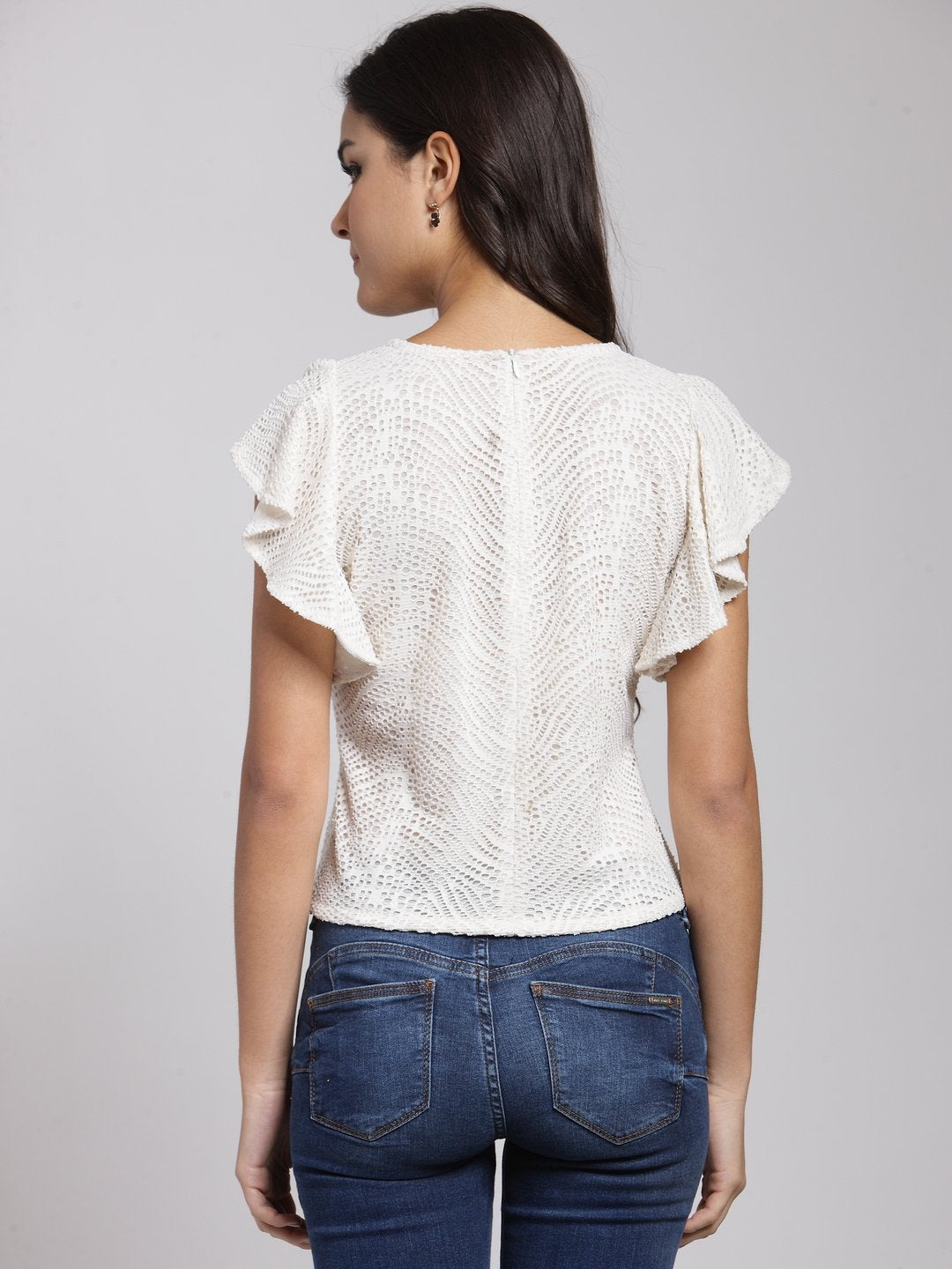 White Net Top