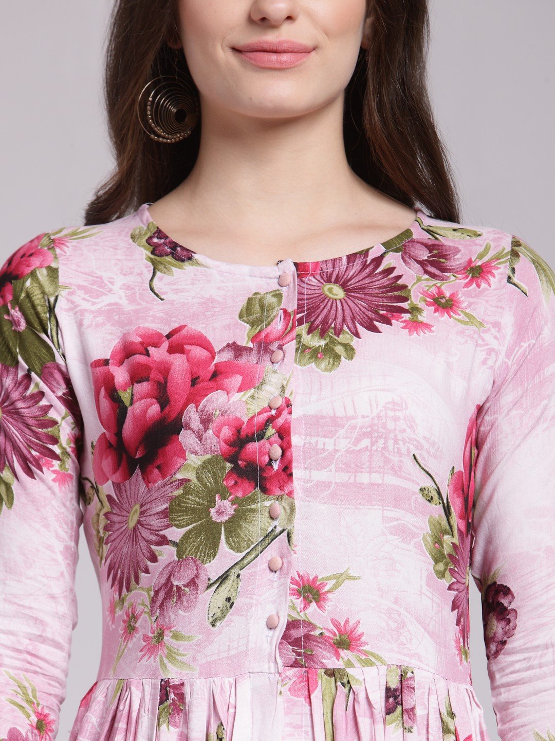 Pink Printed Tunic