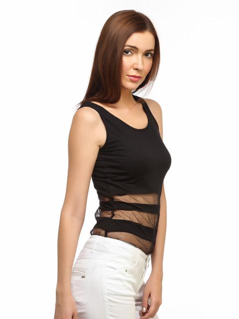 Black Solid Top