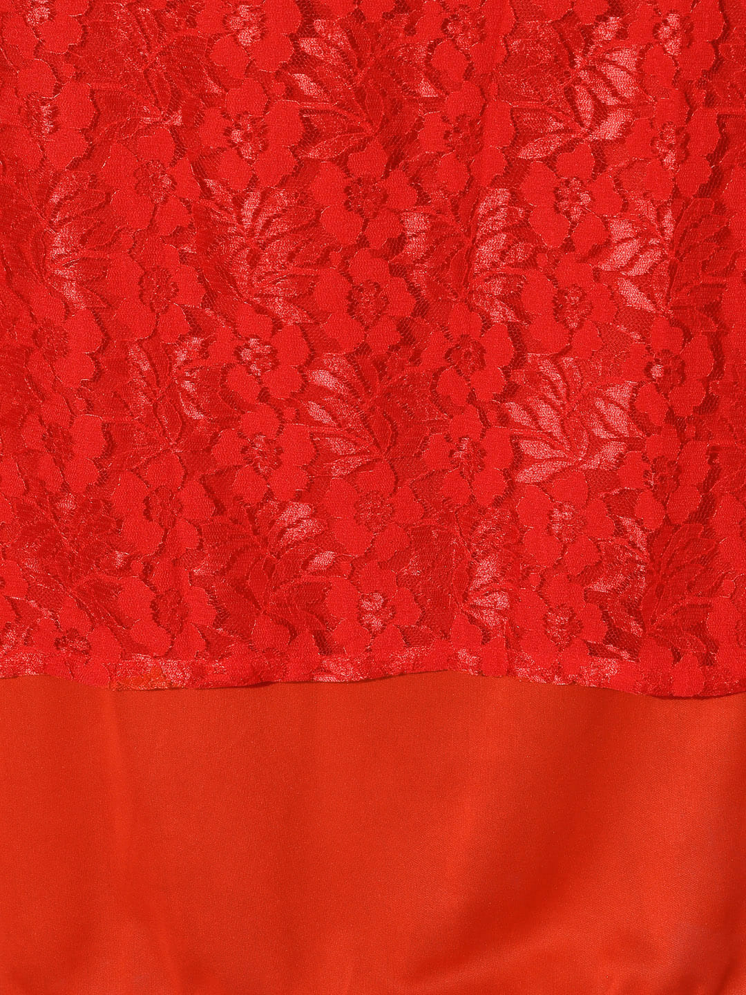 SCORPIUS Red Net Top and Skirt Coord Set