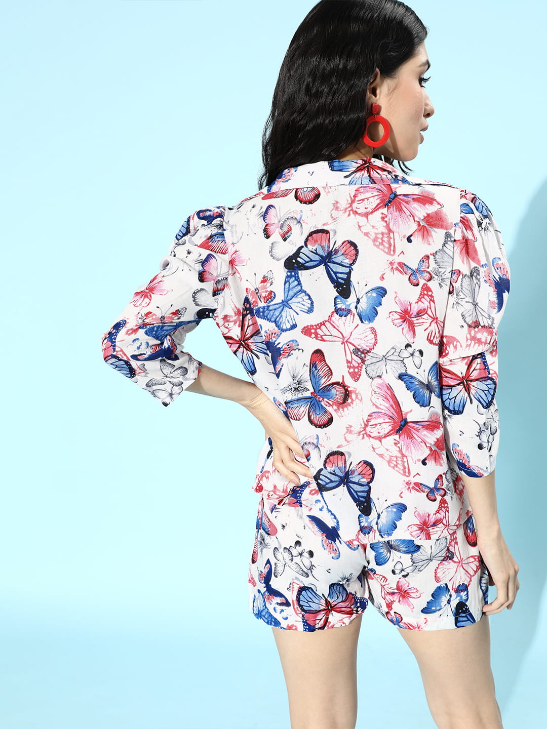 SCORPIUS butterfly Printed 3 Piece Coord set