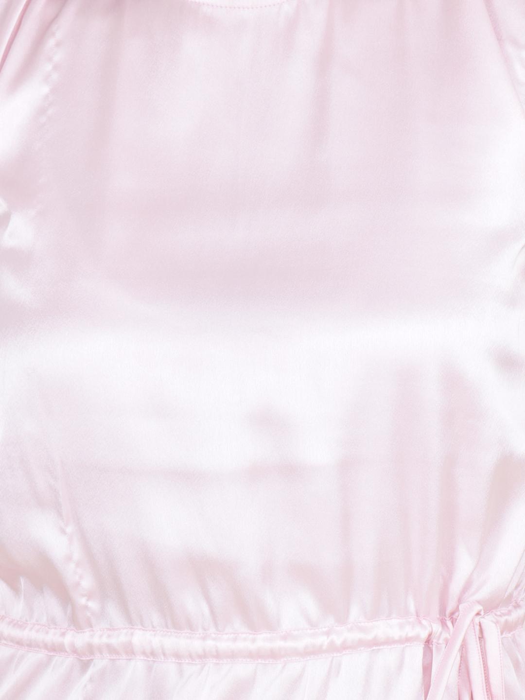 Pink Solid Dress