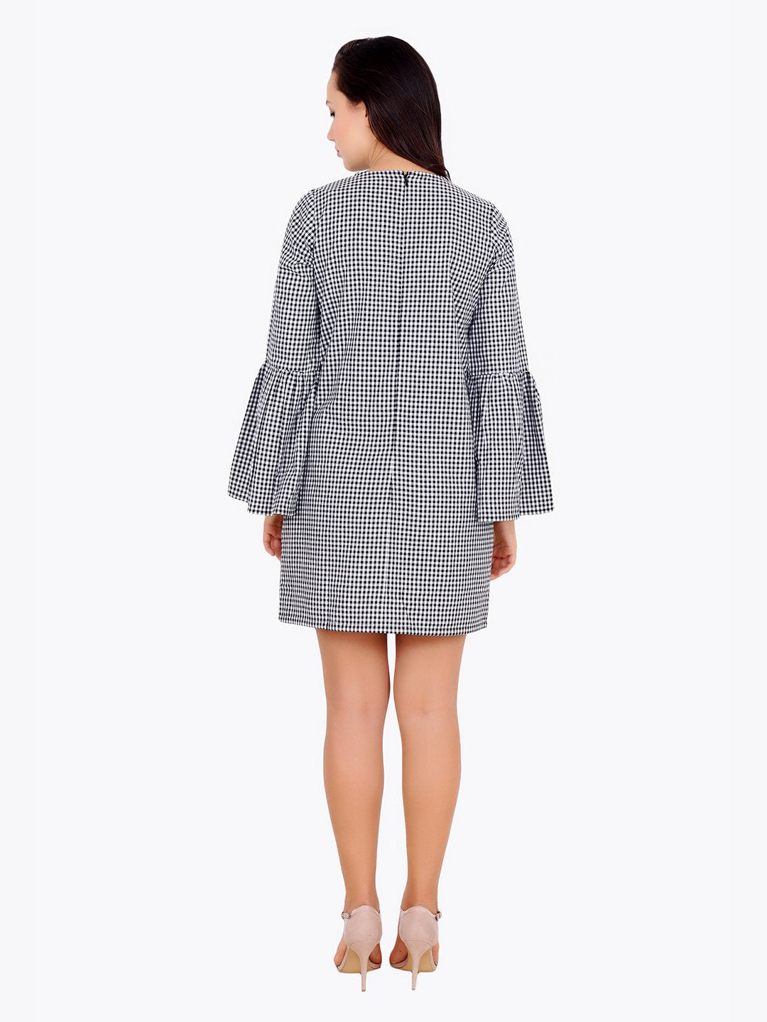 Black Checkered Dress