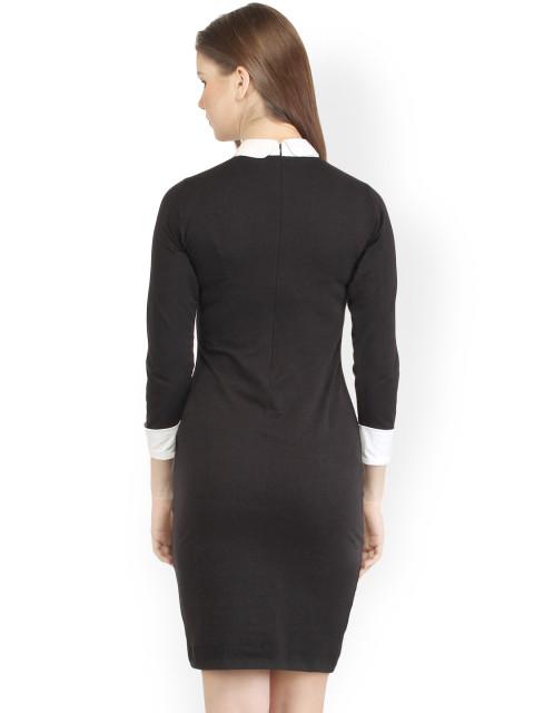 Black Solid Dress