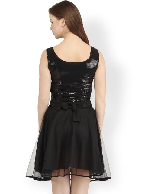 Black Sequin Dress