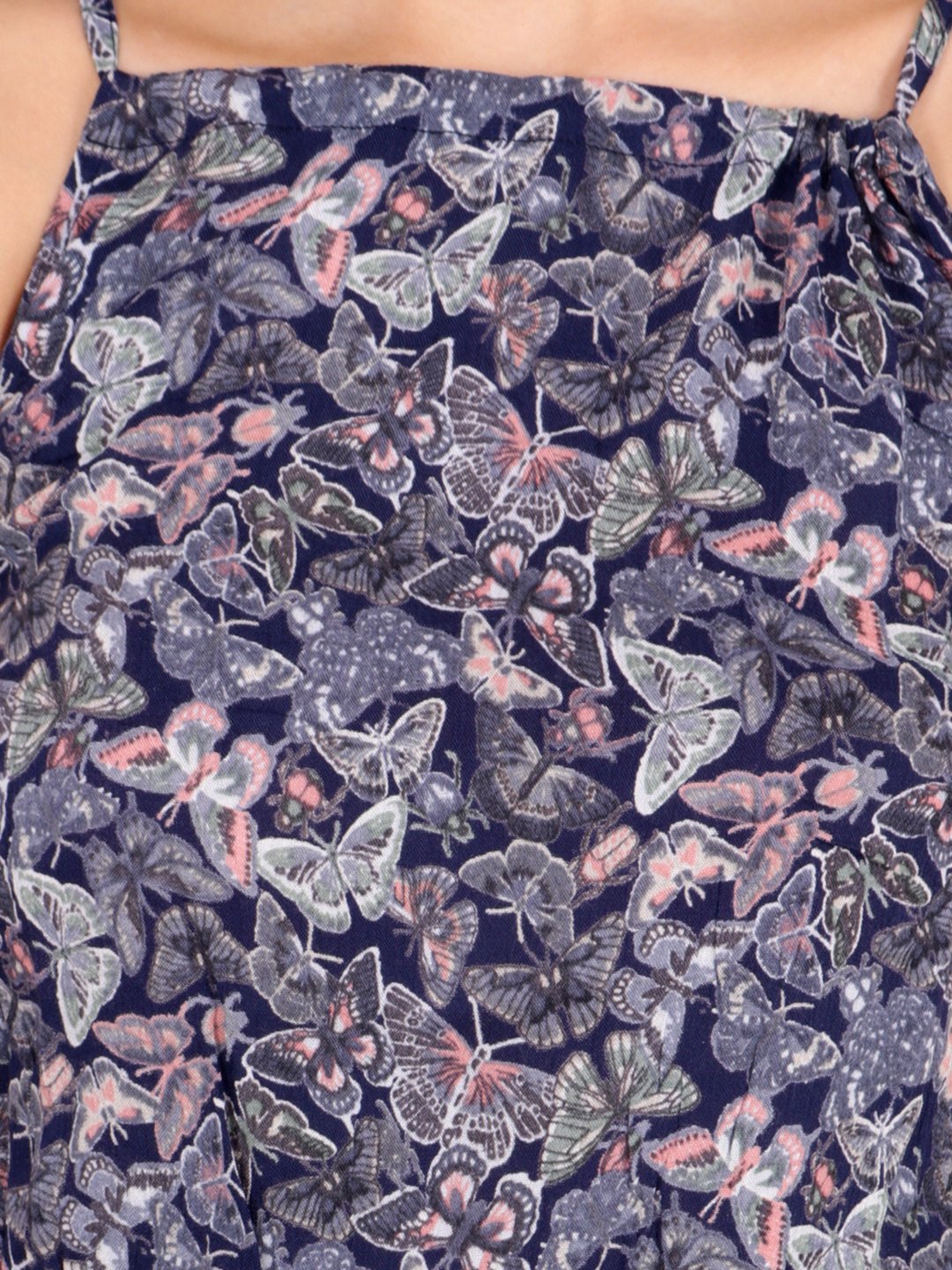 Cation Blue Printed Jumpsuit