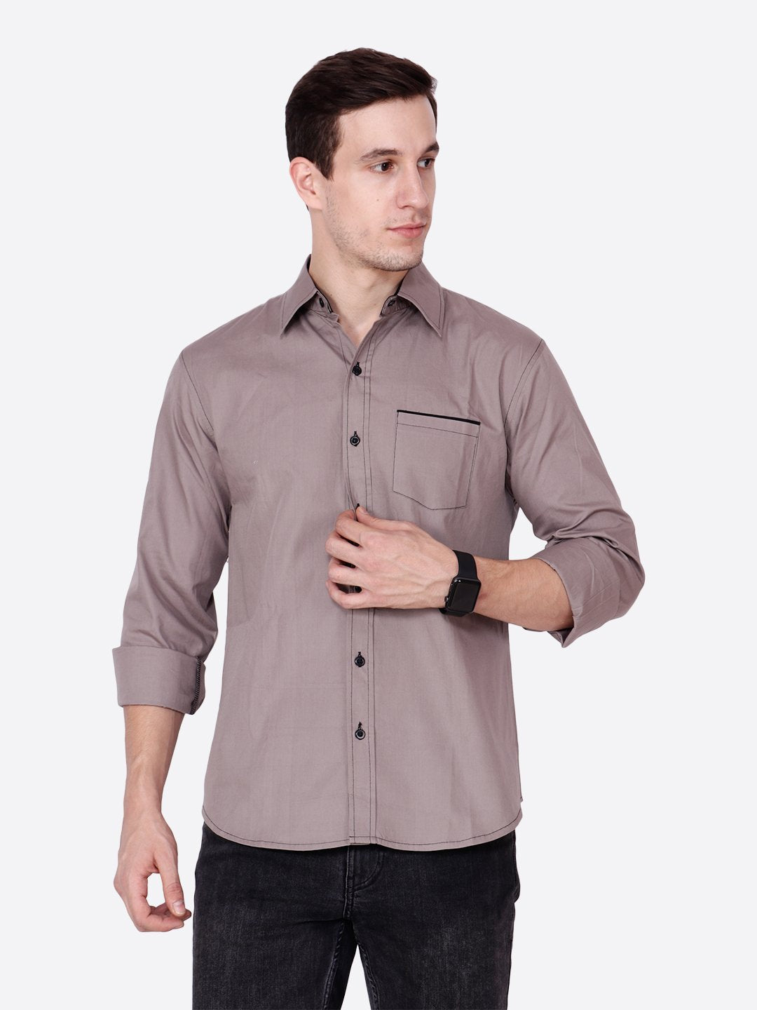 Cation Men Gray Shirt