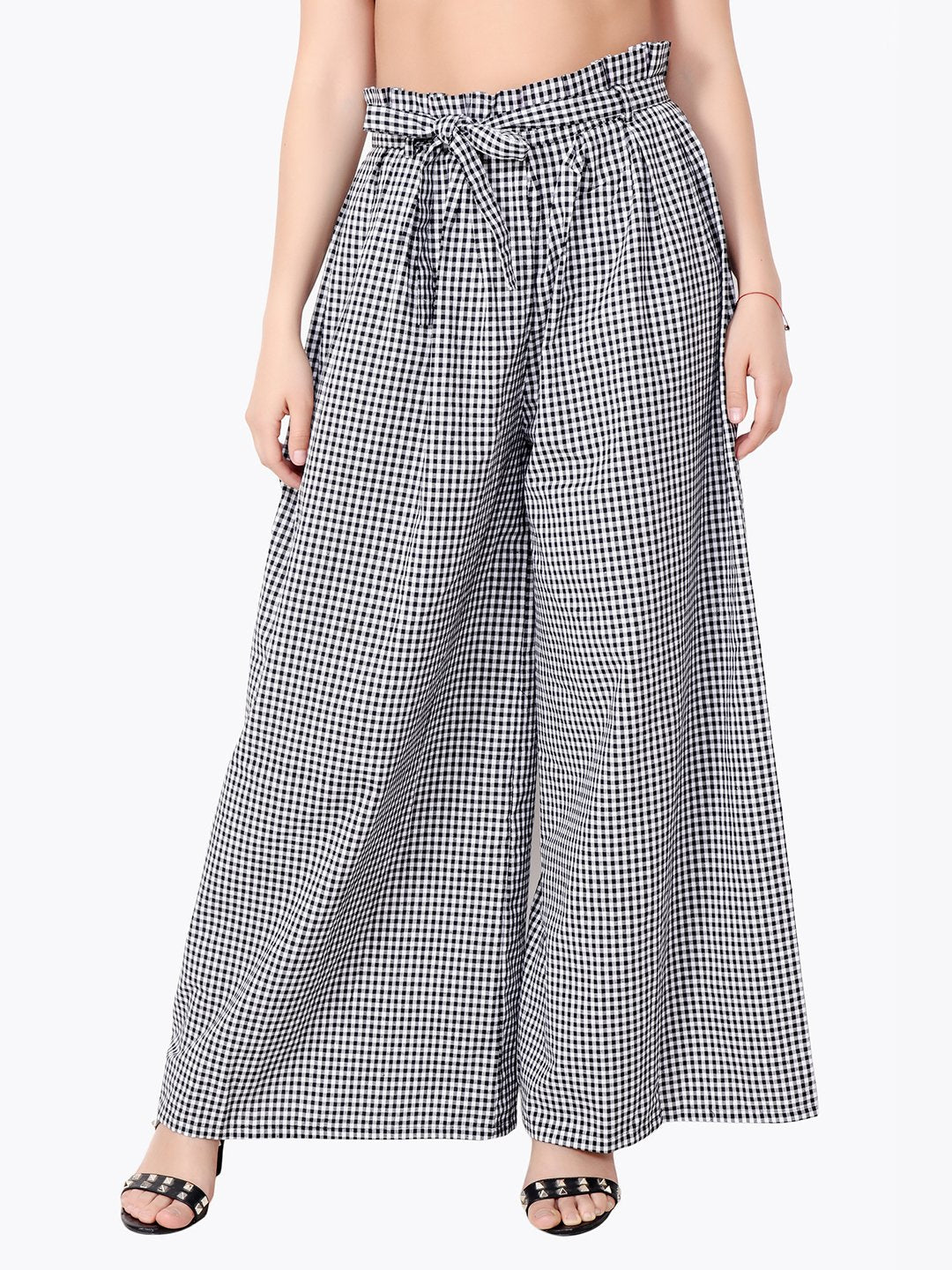 Grey Checkered Trousers