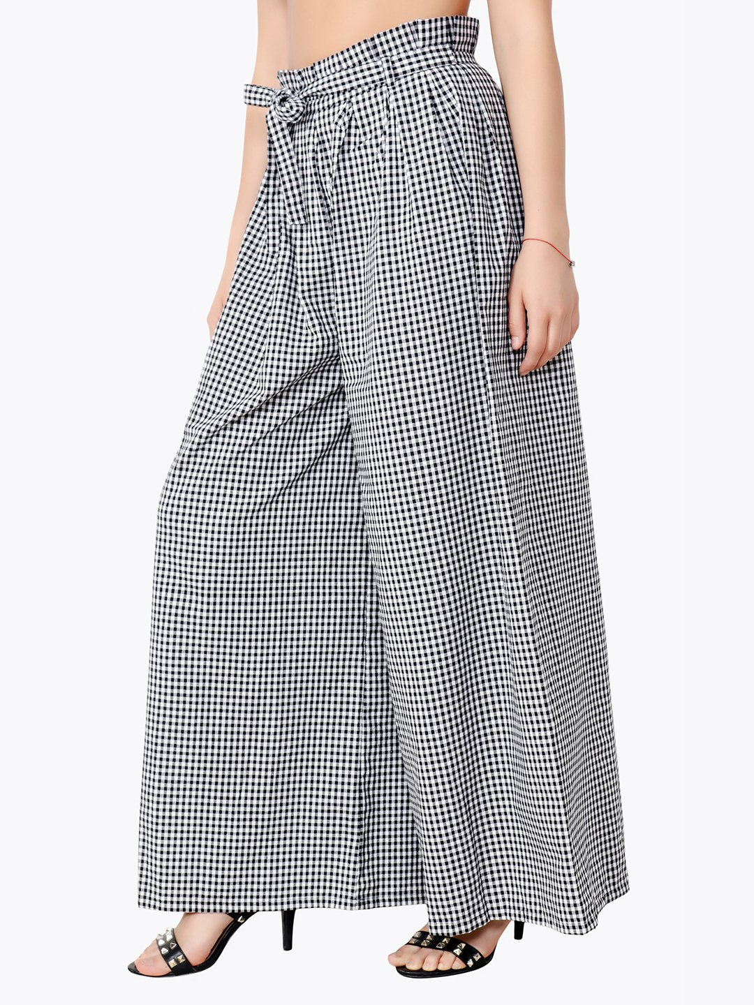 Grey Checkered Trousers