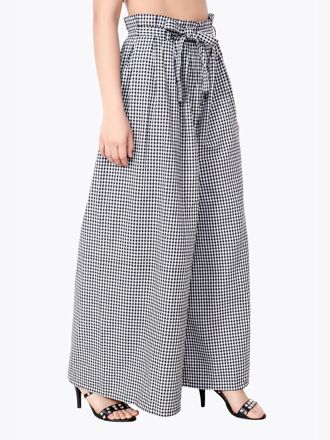 Grey Checkered Trousers