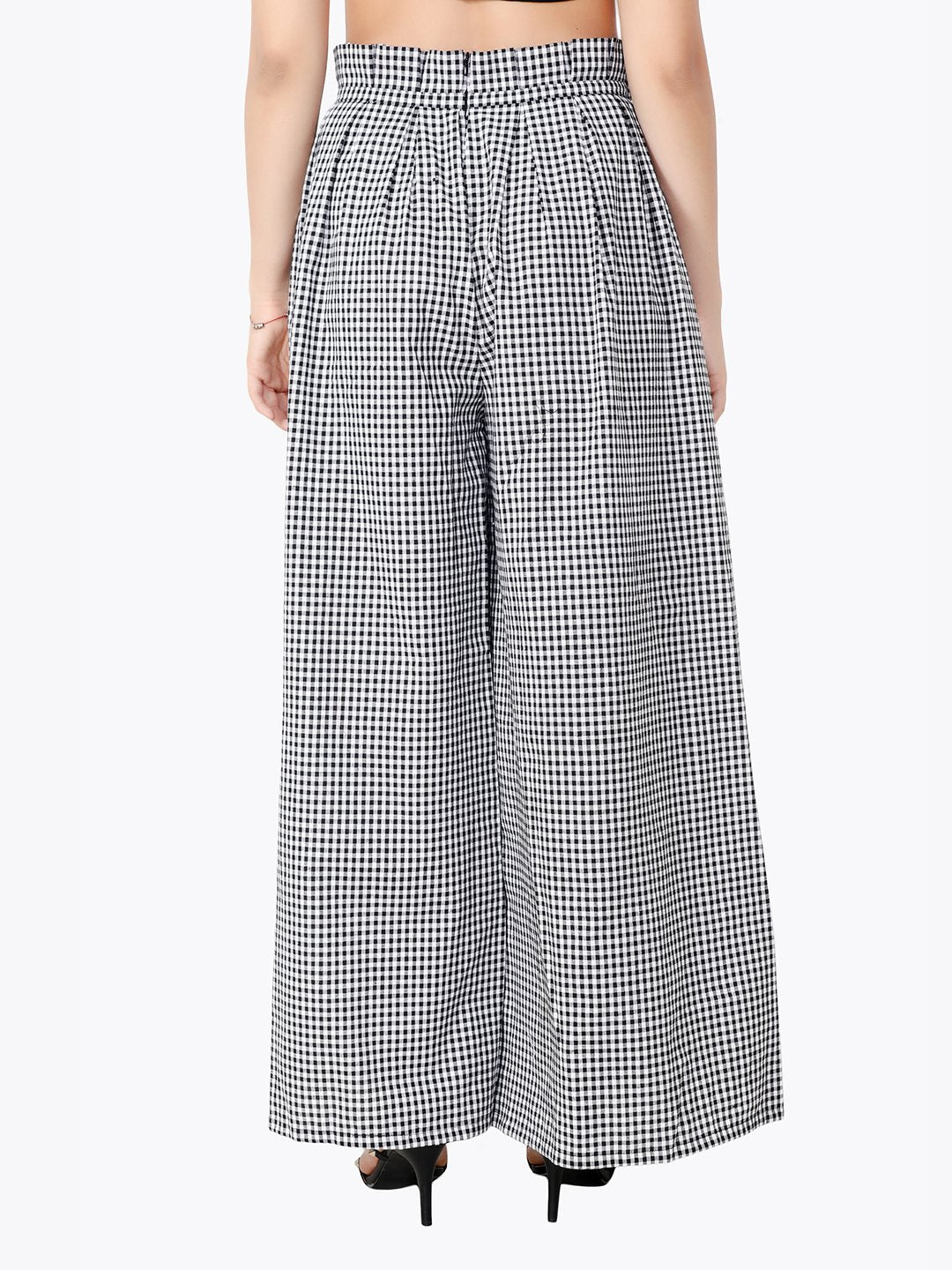 Grey Checkered Trousers