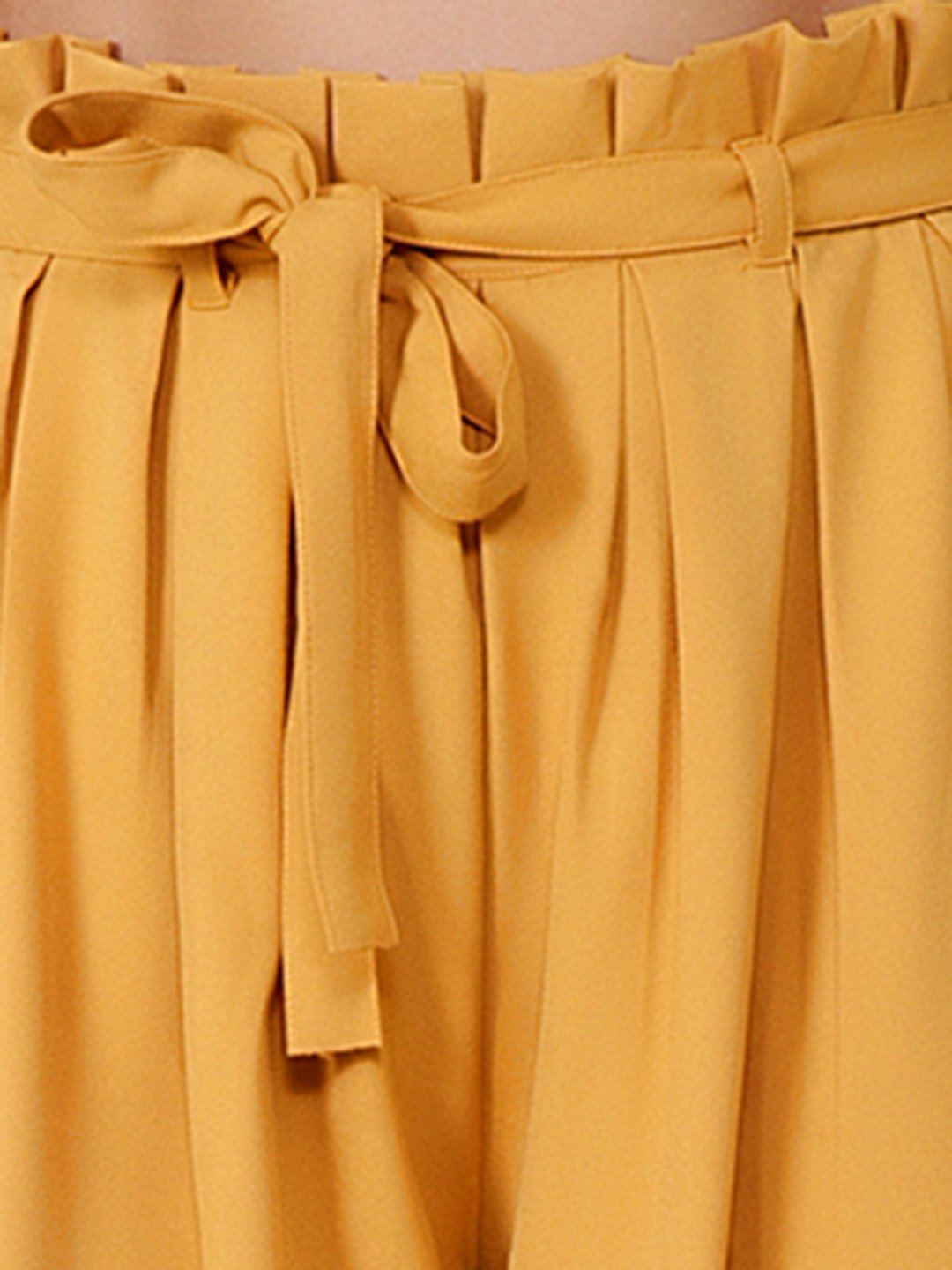 Yellow Solid Palazo