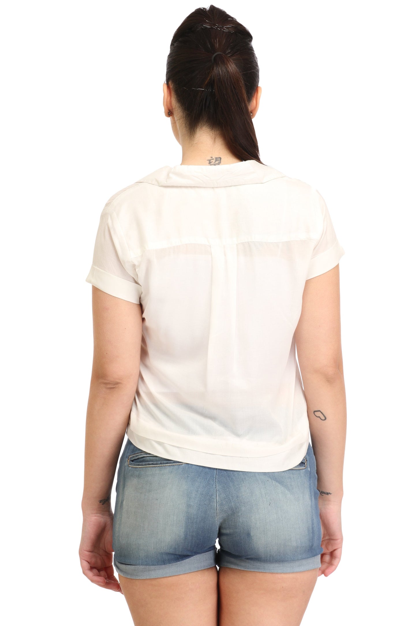 White Solid Shirt