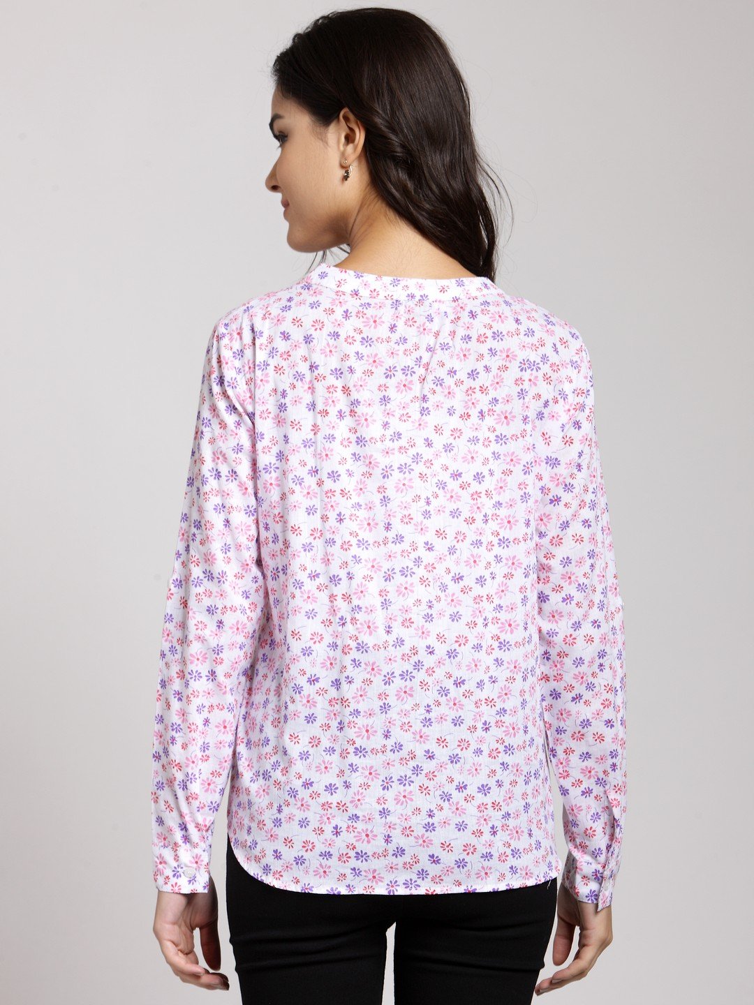 White Printed Shirt