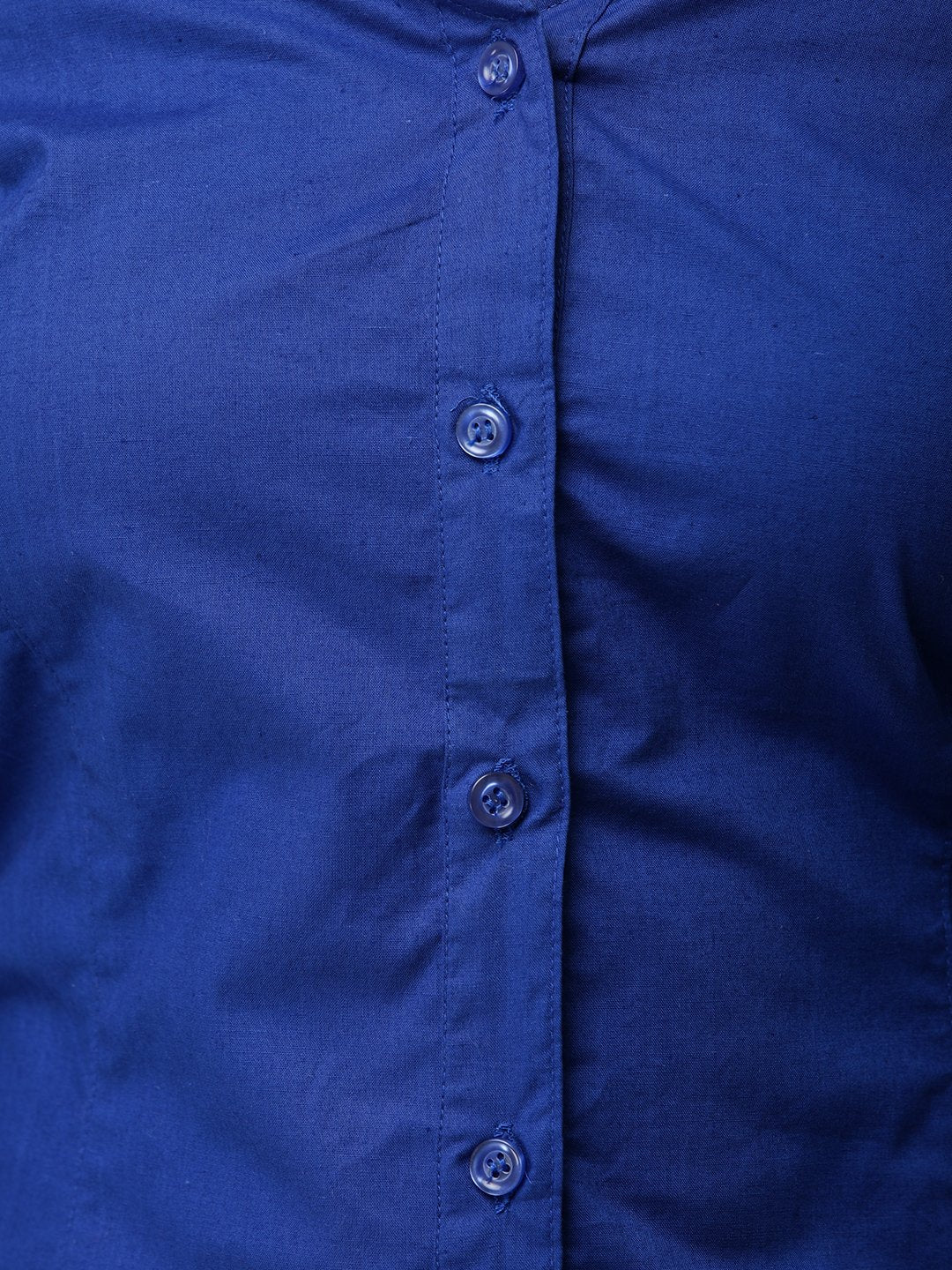 Cation Blue Solid Shirt