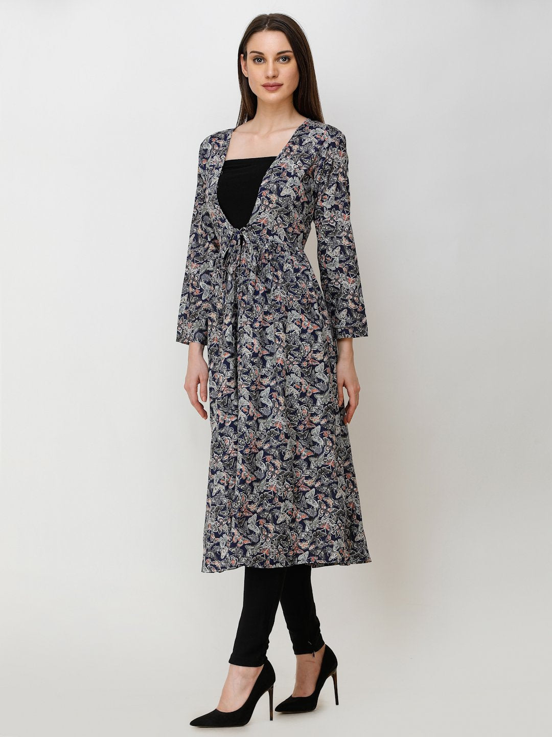 SCORPIUS NAVY BLUE SHRUG
