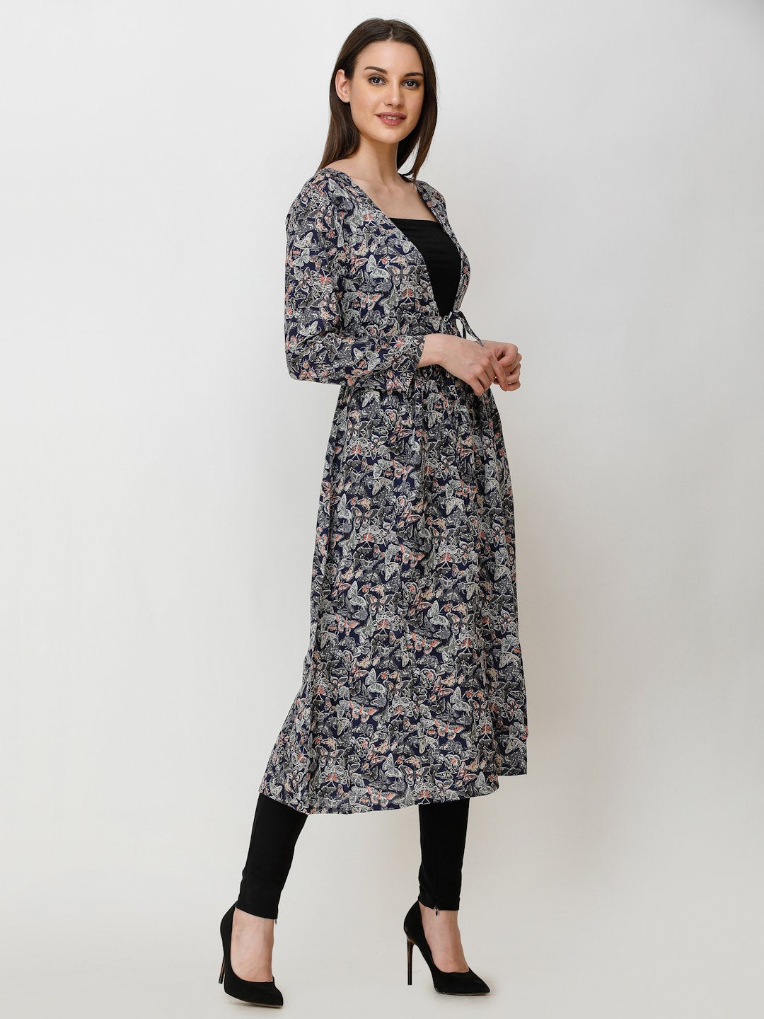 SCORPIUS NAVY BLUE SHRUG