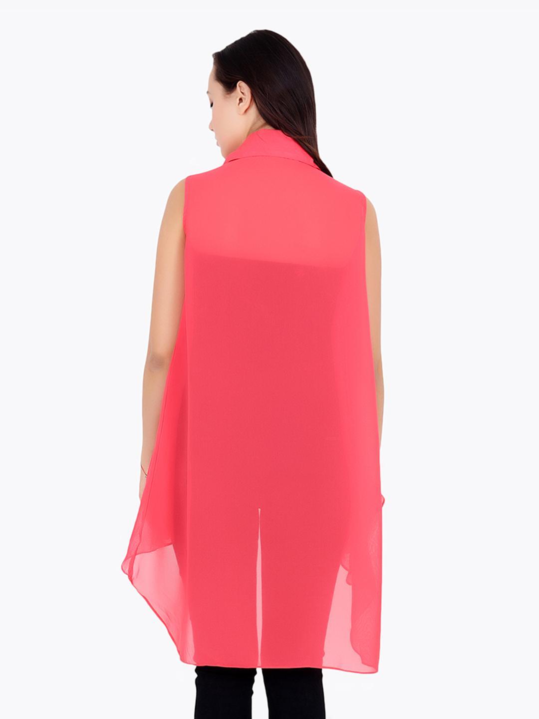 Pink Solid Shrug
