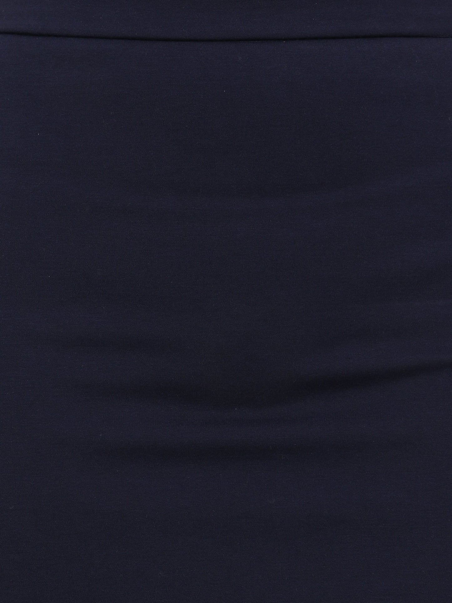 Navy Solid Skirt