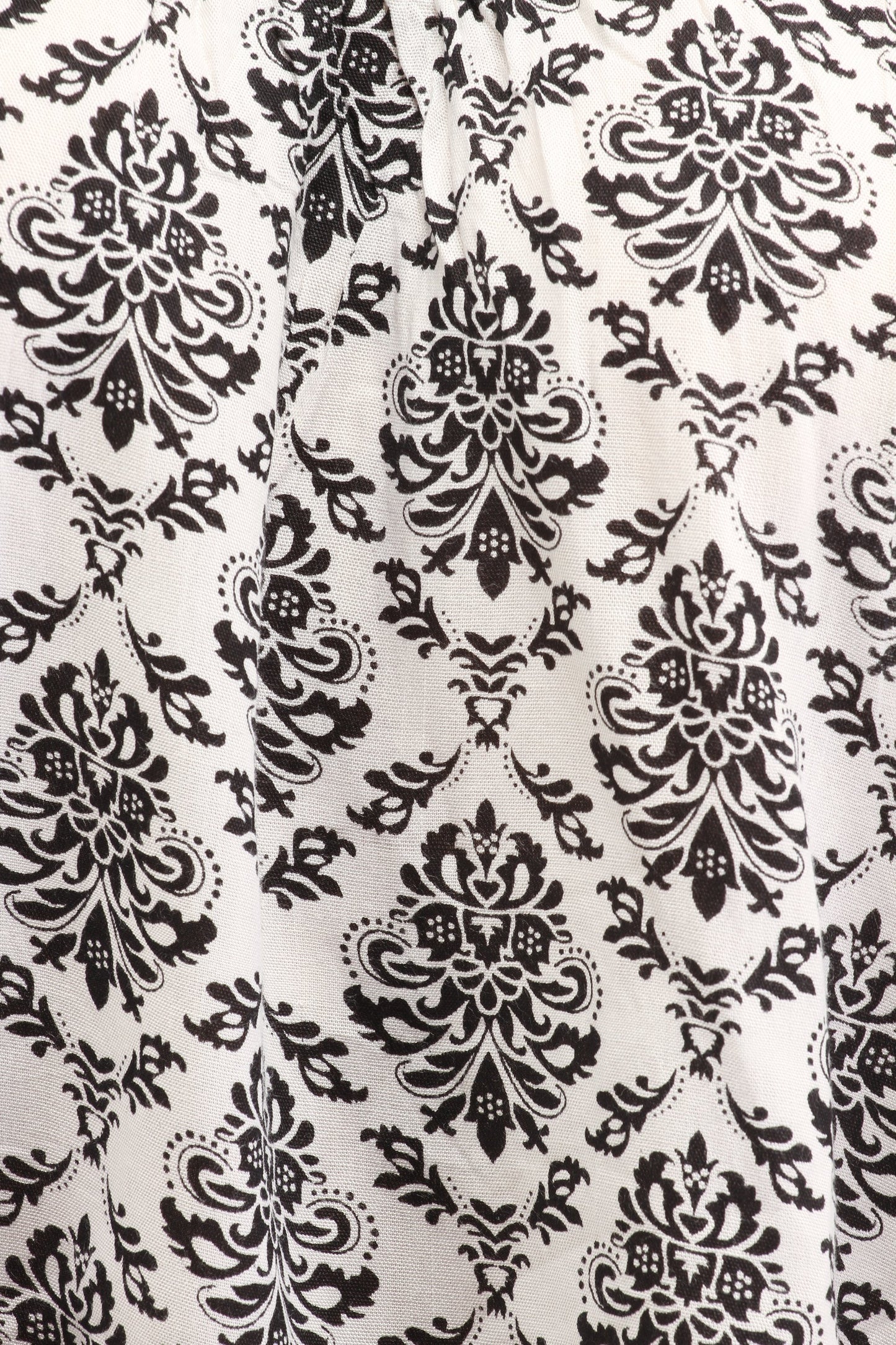 White Printed Top