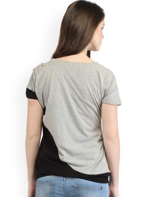 Grey Solid Top