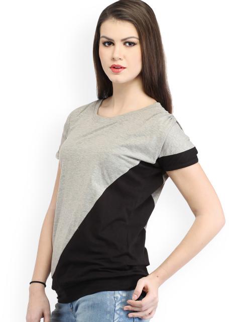 Grey Solid Top