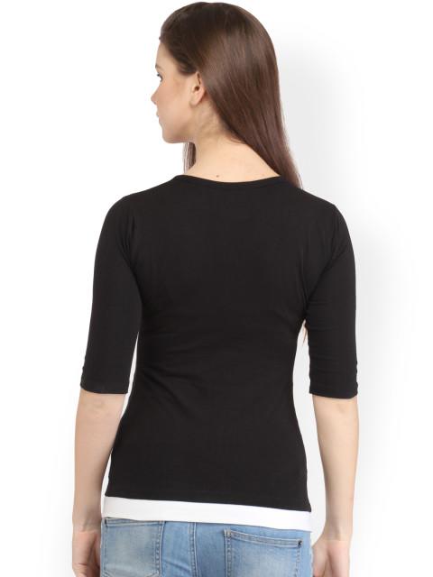 Black Solid Top
