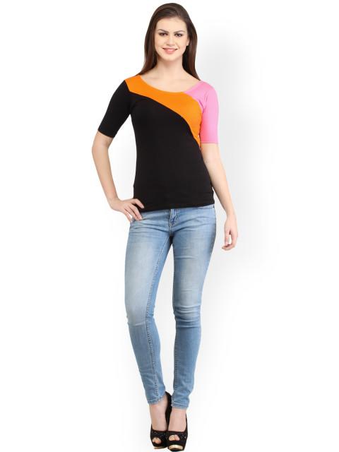 Black Solid Top