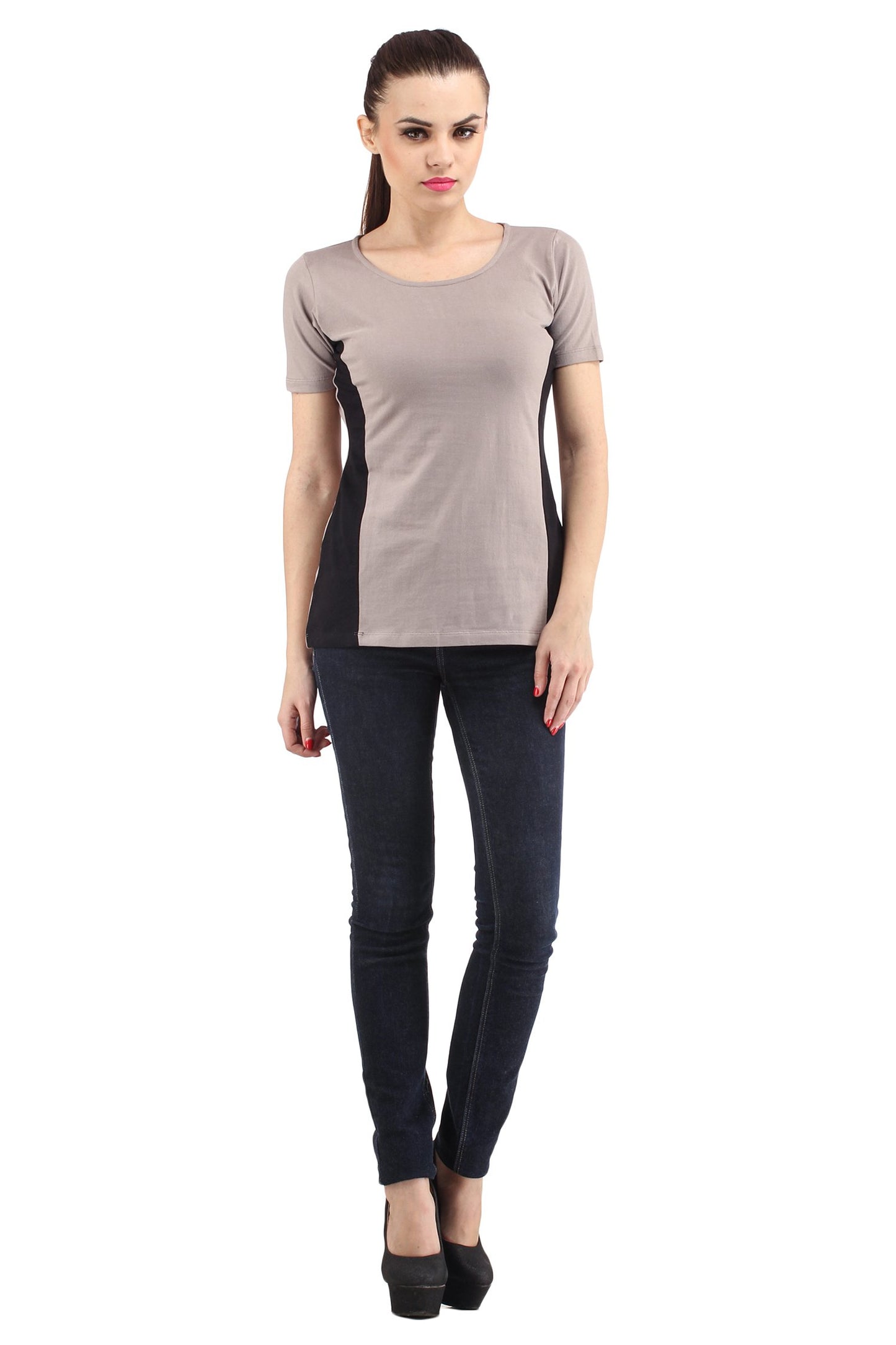 Sleeveless Beige Top