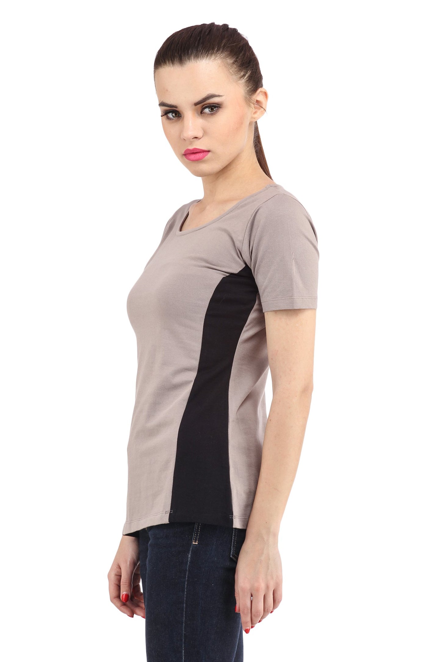 Sleeveless Beige Top