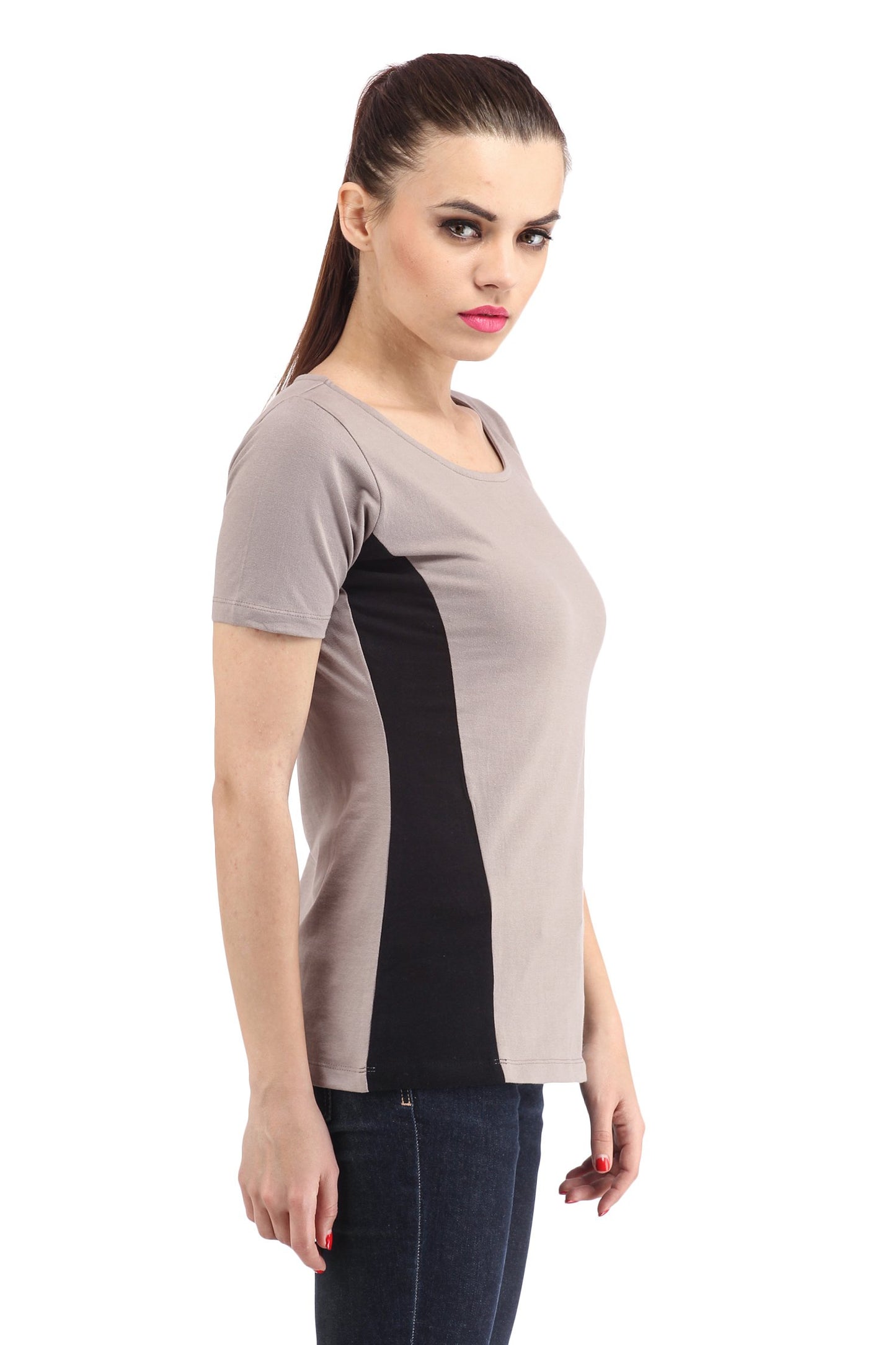 Sleeveless Beige Top