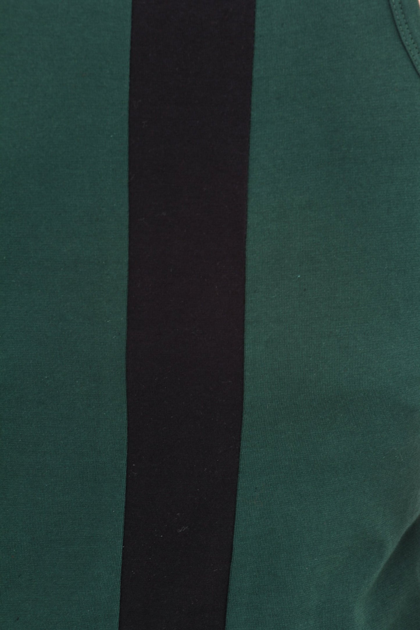 Sleeveless Dark Green Top