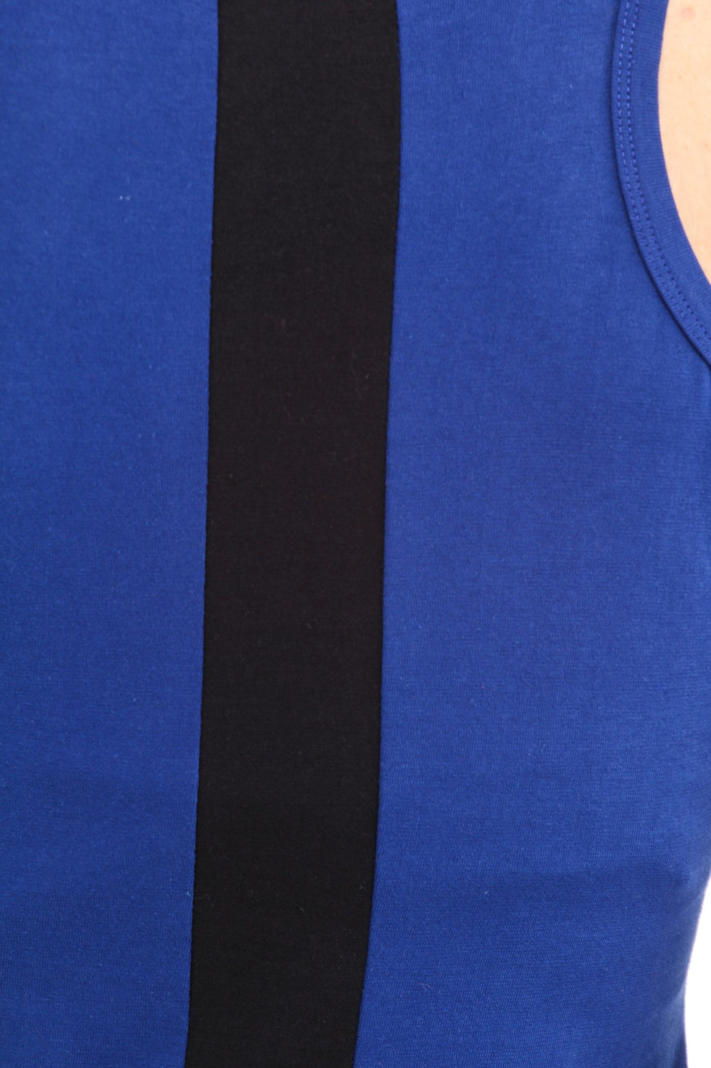Sleeveless Dark Blue Top