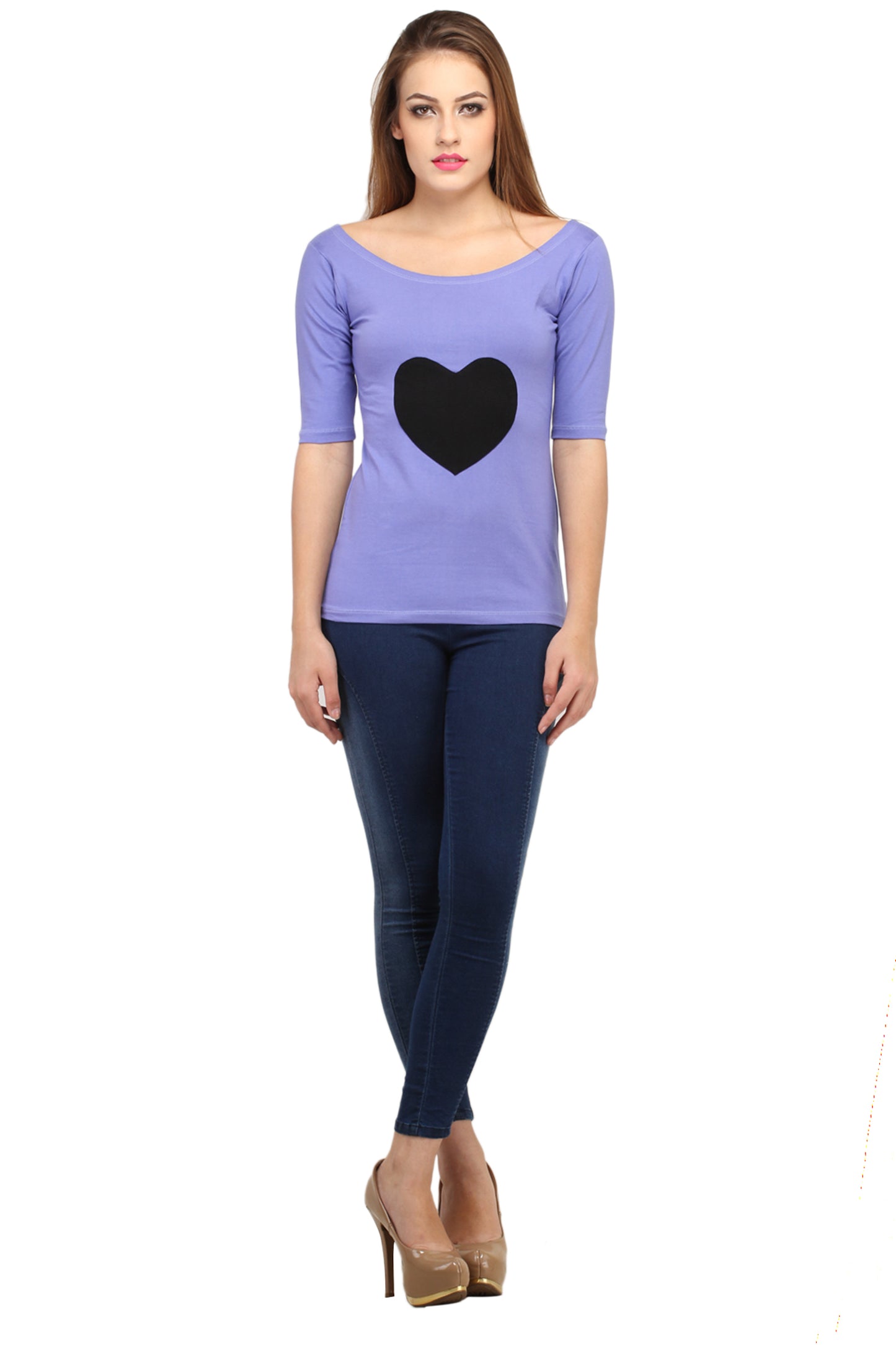 Cation Purple Cotton Top