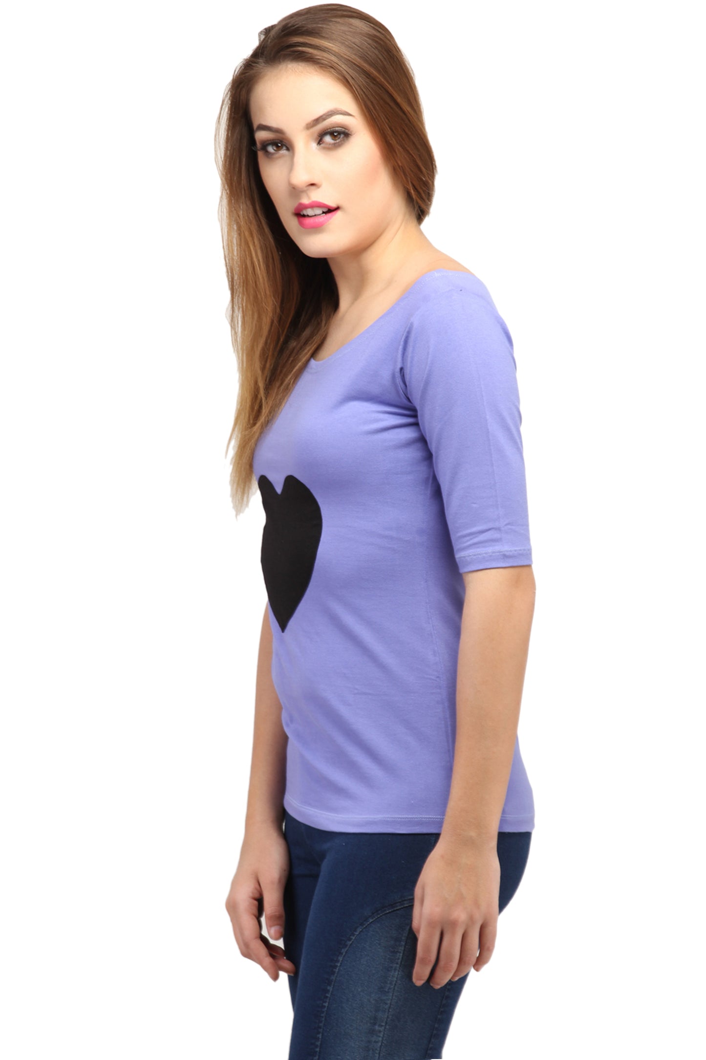 Cation Purple Cotton Top