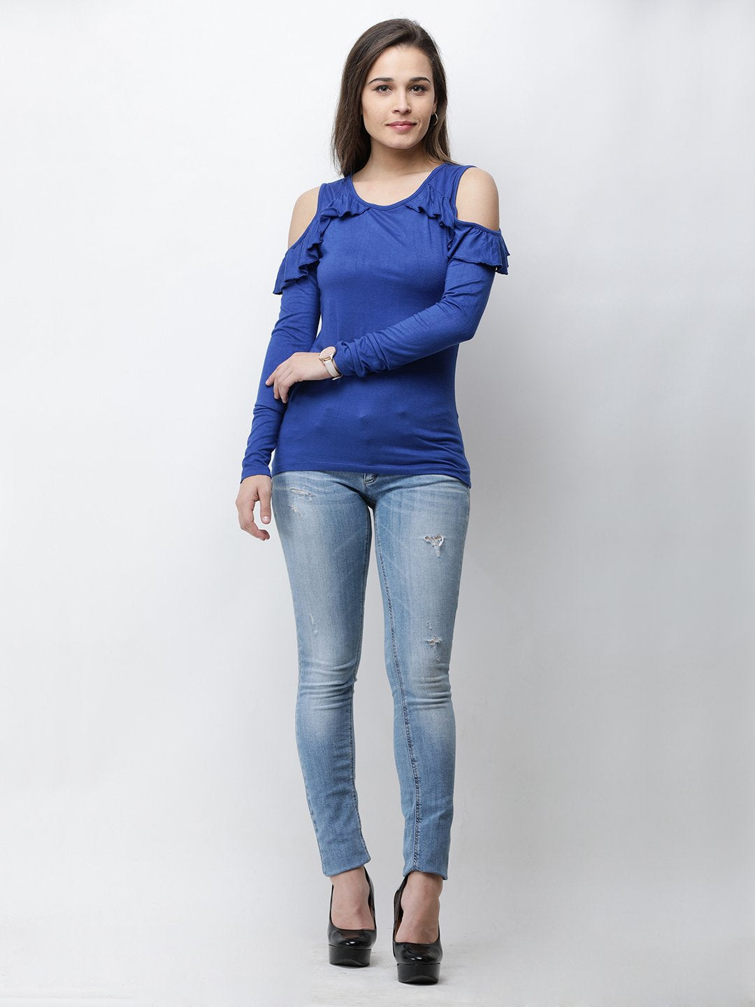 Royal Blue Solid Top