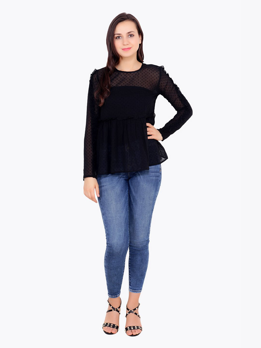 Black Solid Top
