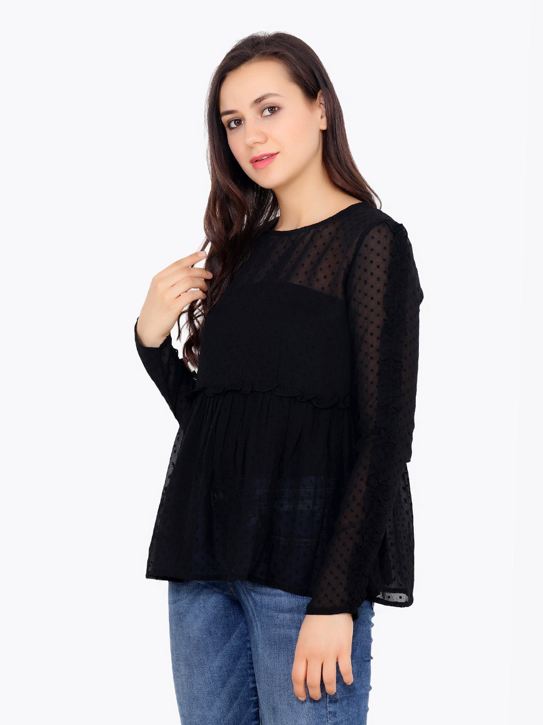 Black Solid Top