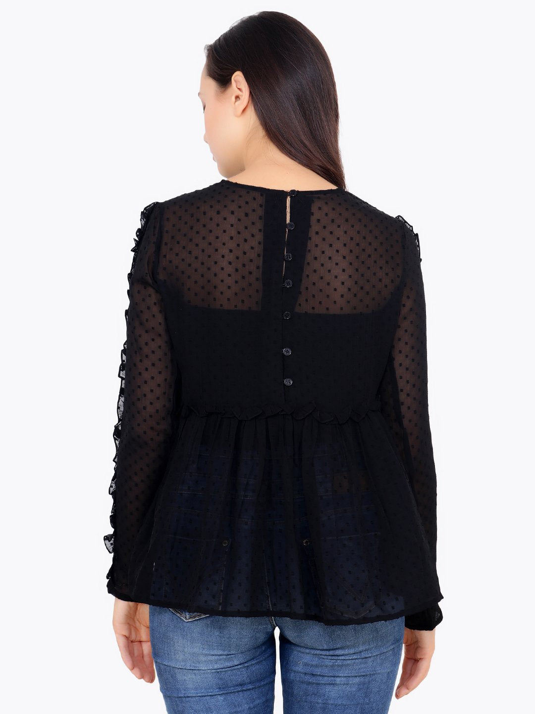 Black Solid Top