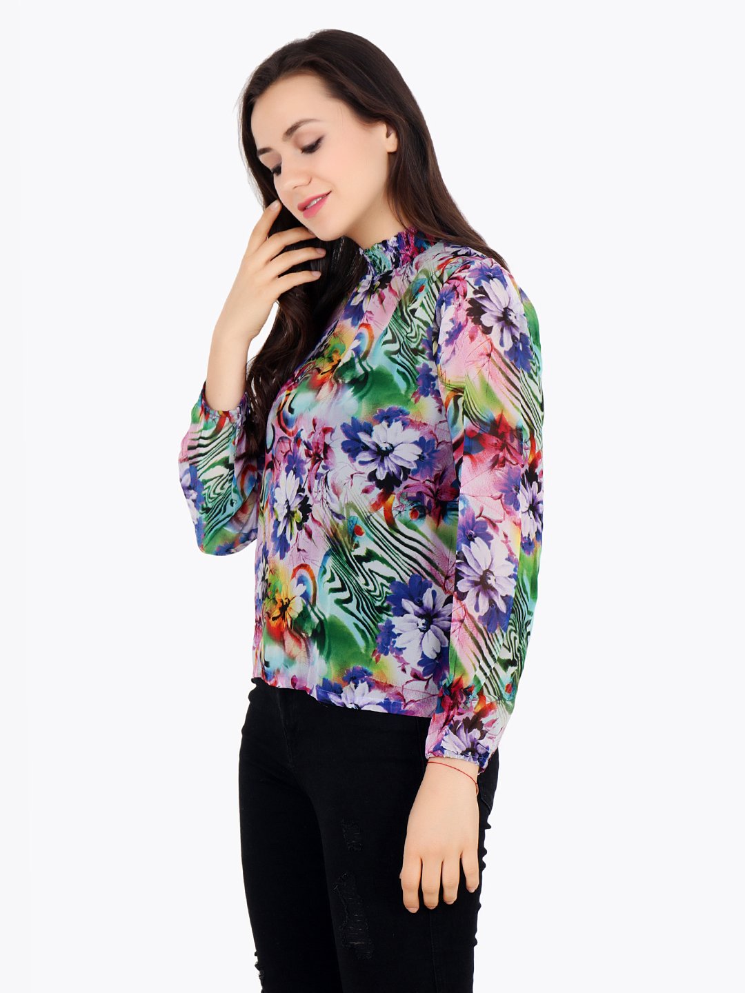 Multicolor Printed Top